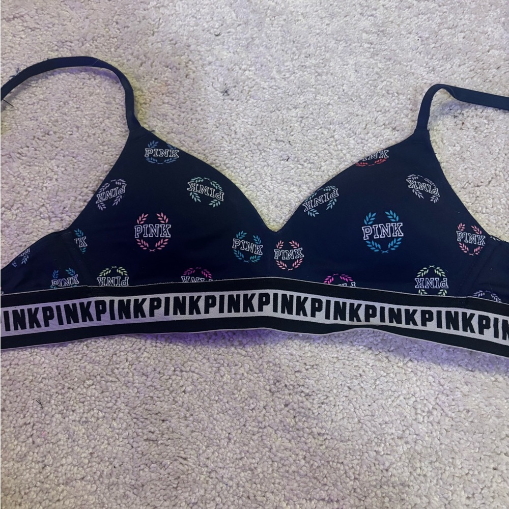 Victoria's Secret PINK Women's Dark Blue Bralette